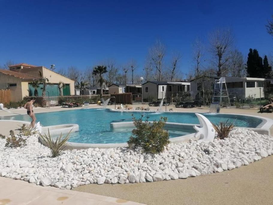 Mobil Home Familial Neuf De 2024 Pour 8 Personnes Valras-Plage Exterior foto