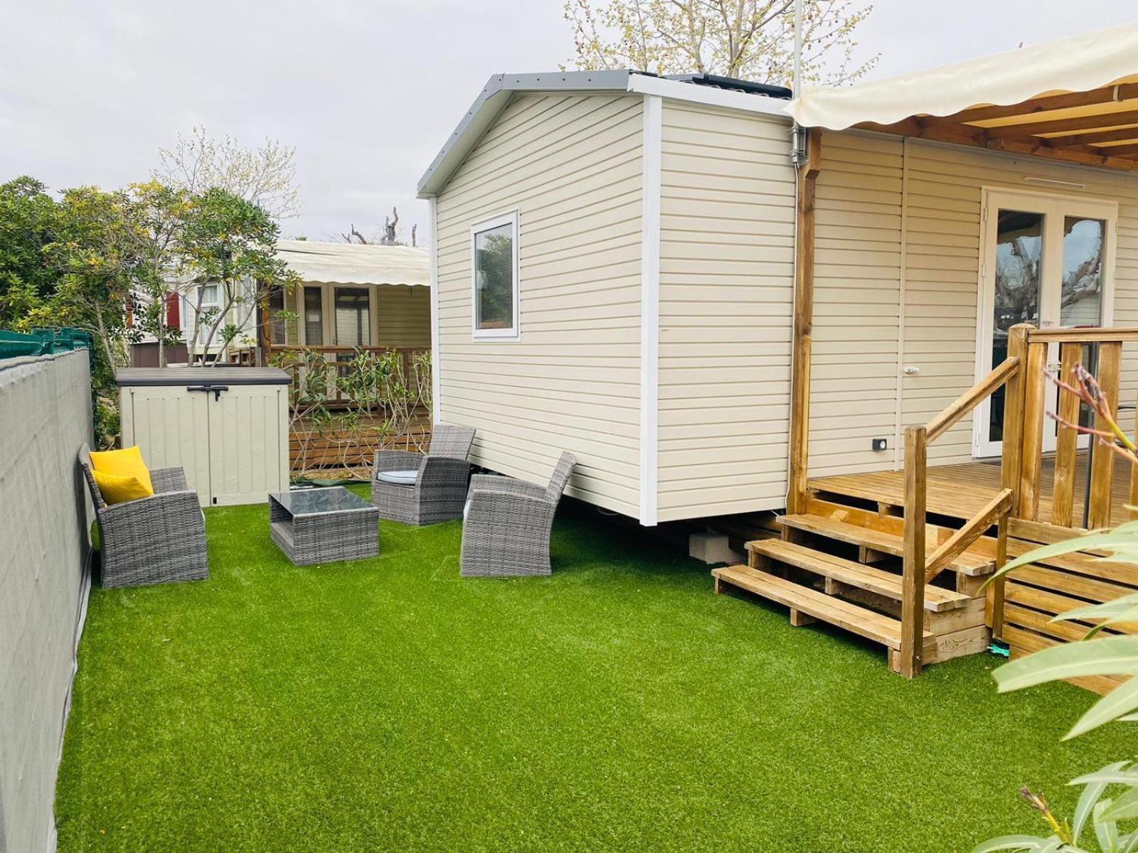 Mobil Home Familial Neuf De 2024 Pour 8 Personnes Valras-Plage Exterior foto