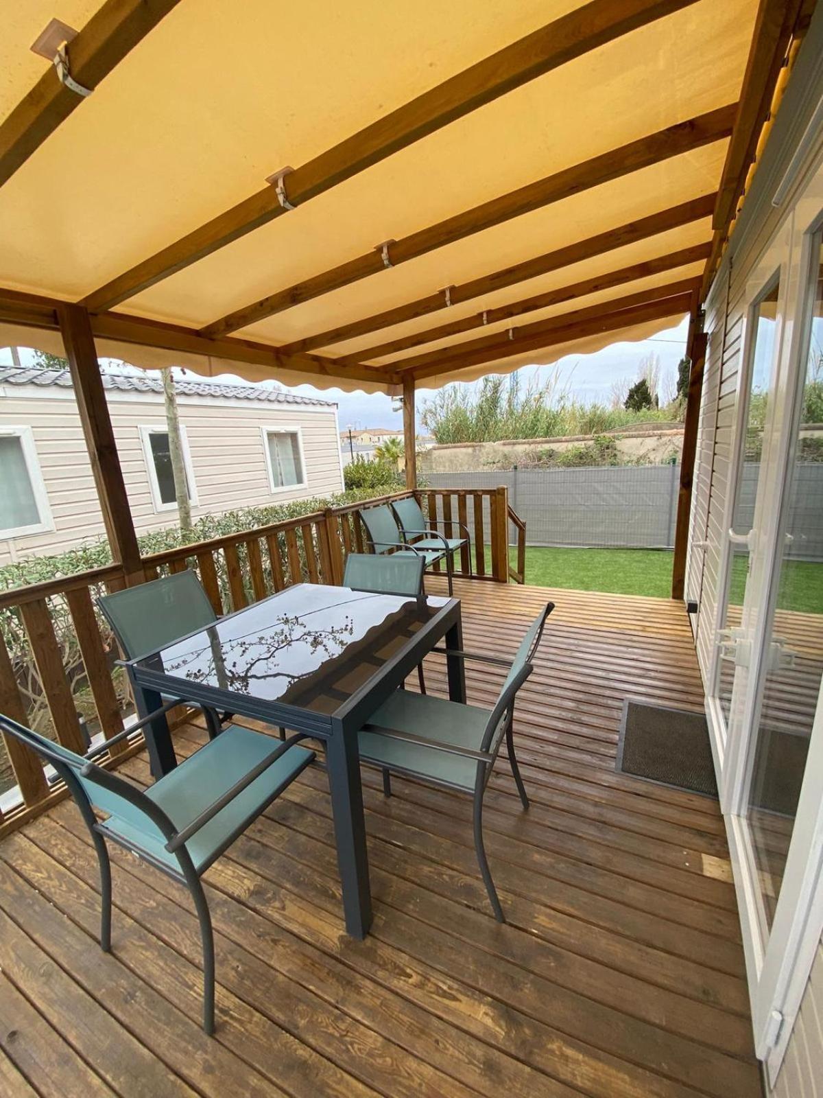 Mobil Home Familial Neuf De 2024 Pour 8 Personnes Valras-Plage Exterior foto